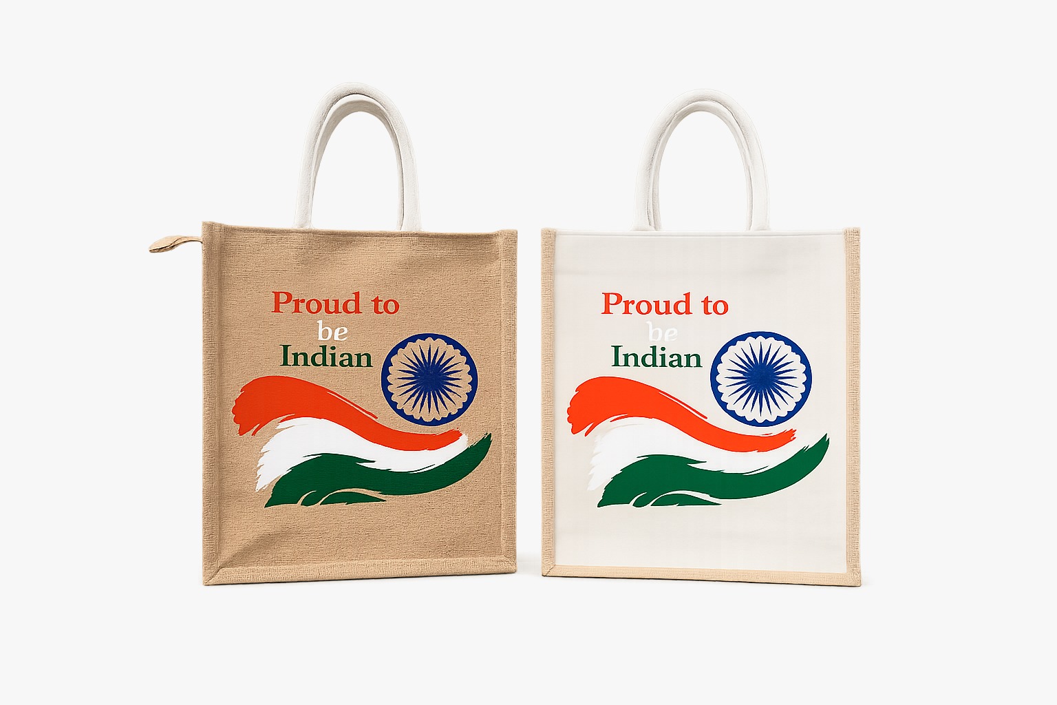 Natural Laminated Canvas Bag